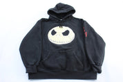 The Nightmare Before Christmas Black Pullover Hoodie - ThriftedThreads.com