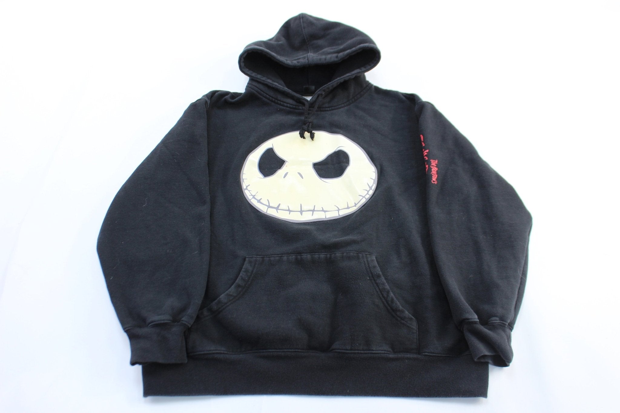 The Nightmare Before Christmas Black Pullover Hoodie - ThriftedThreads.com