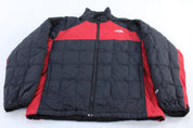 The North Face 550 Red & Black Puffer Jacket - ThriftedThreads.com