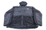 The North Face Black Hooded Denali Fleece Jacket - ThriftedThreads.com