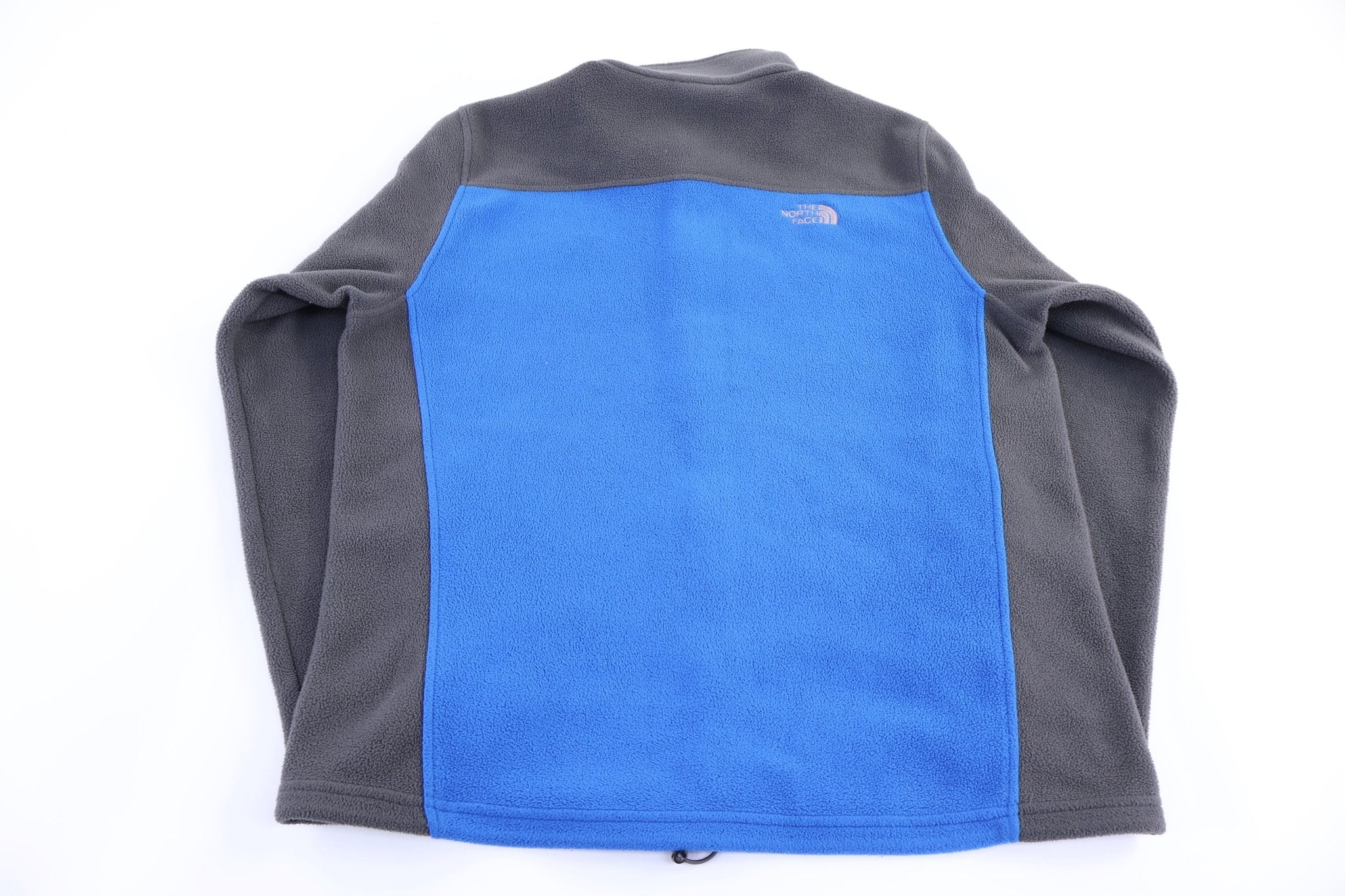 The North Face Blue & Grey Full Zip Fleece Jacket - Jacket - Thrifted Threads