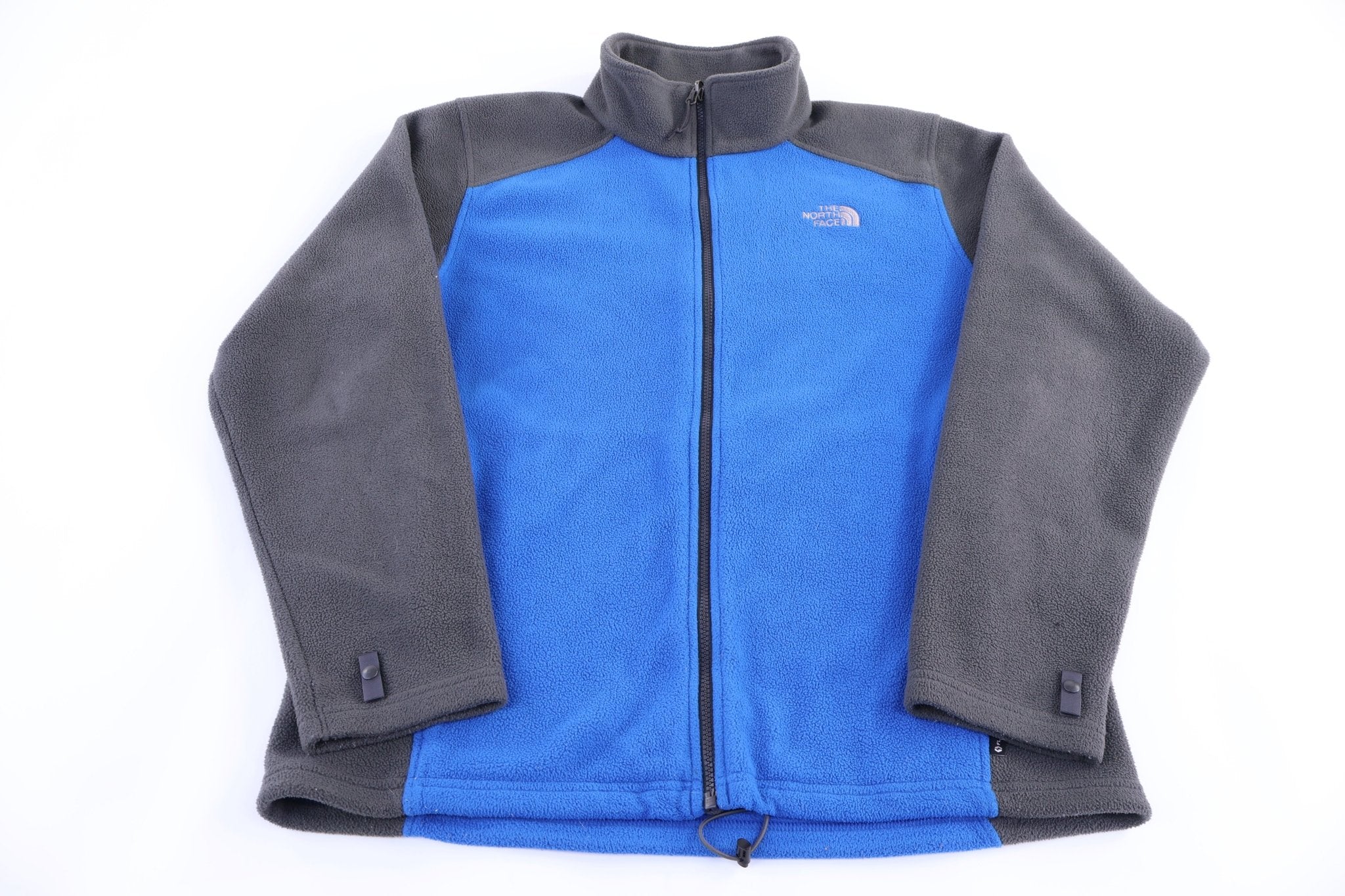 The North Face Blue & Grey Full Zip Fleece Jacket - Jacket - Thrifted Threads