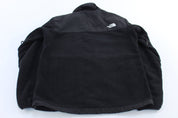 The North Face Embroidered Logo Black Denali Fleece Jacket - ThriftedThreads.com