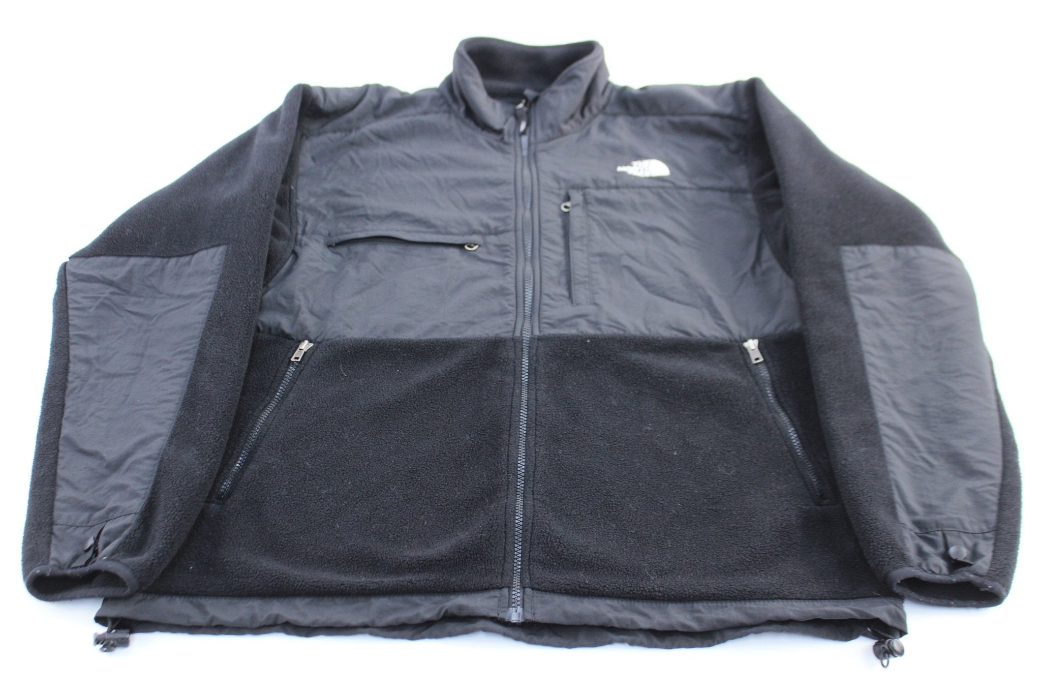 The North Face Embroidered Logo Black Denali Jacket - Jackets - Thrifted Threads