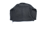 The North Face Embroidered Logo Black Fleece Zip Up Jacket - ThriftedThreads.com