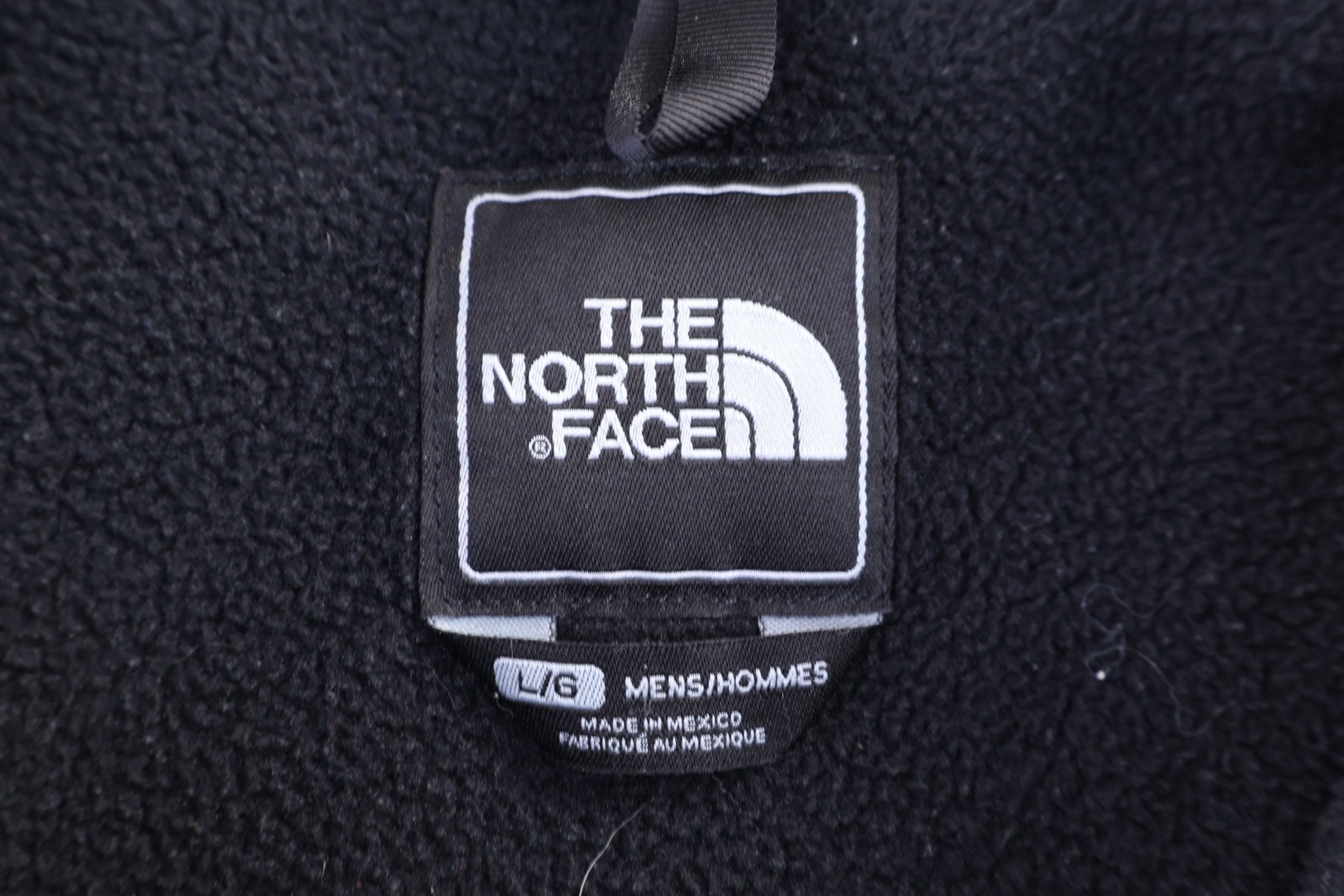 The North Face Embroidered Logo Black Full zip Jacket - jacket - Thrifted Threads