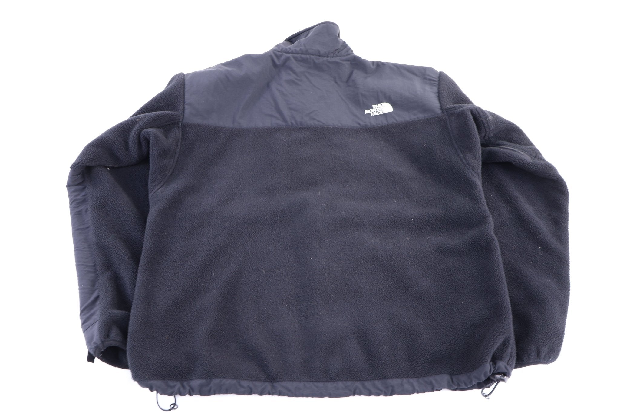 The North Face Embroidered Logo Black Full zip Jacket - jacket - Thrifted Threads
