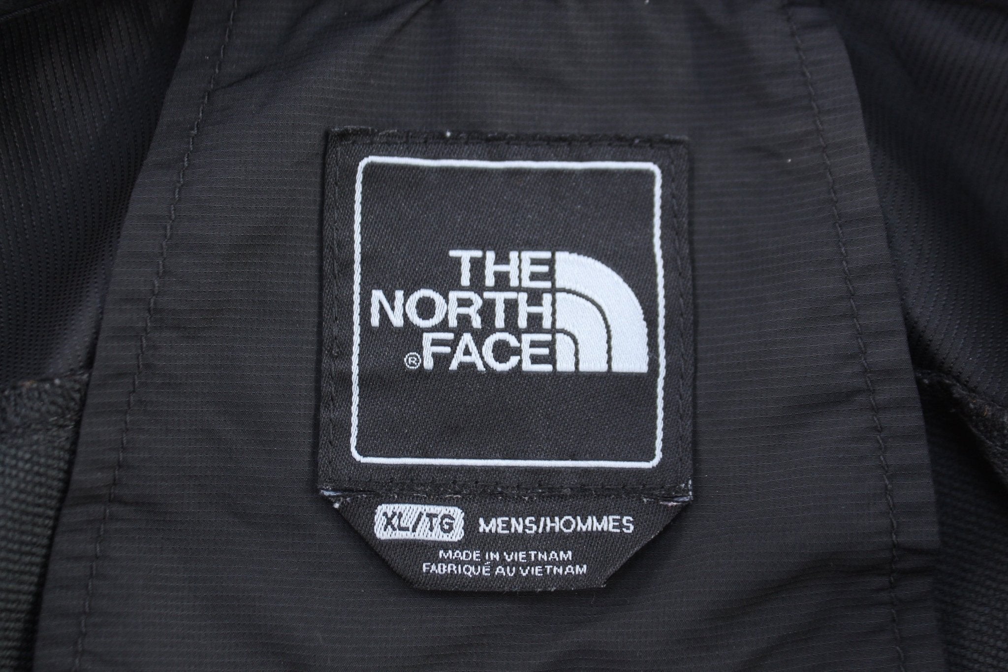 The North Face Embroidered Logo Black Full Zip Jacket - Jacket - Thrifted Threads