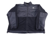 The North Face Embroidered Logo Black Full Zip Jacket - Jacket - Thrifted Threads