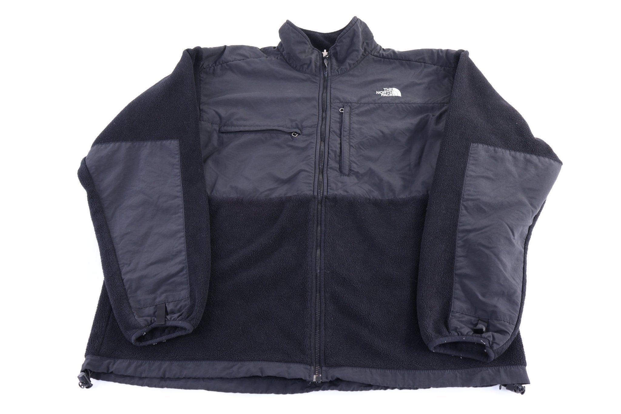The North Face Embroidered Logo Black Full Zip Jacket - Jacket - Thrifted Threads