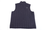 The North Face Embroidered Logo Black Full Zip Vest - Vest - Thrifted Threads