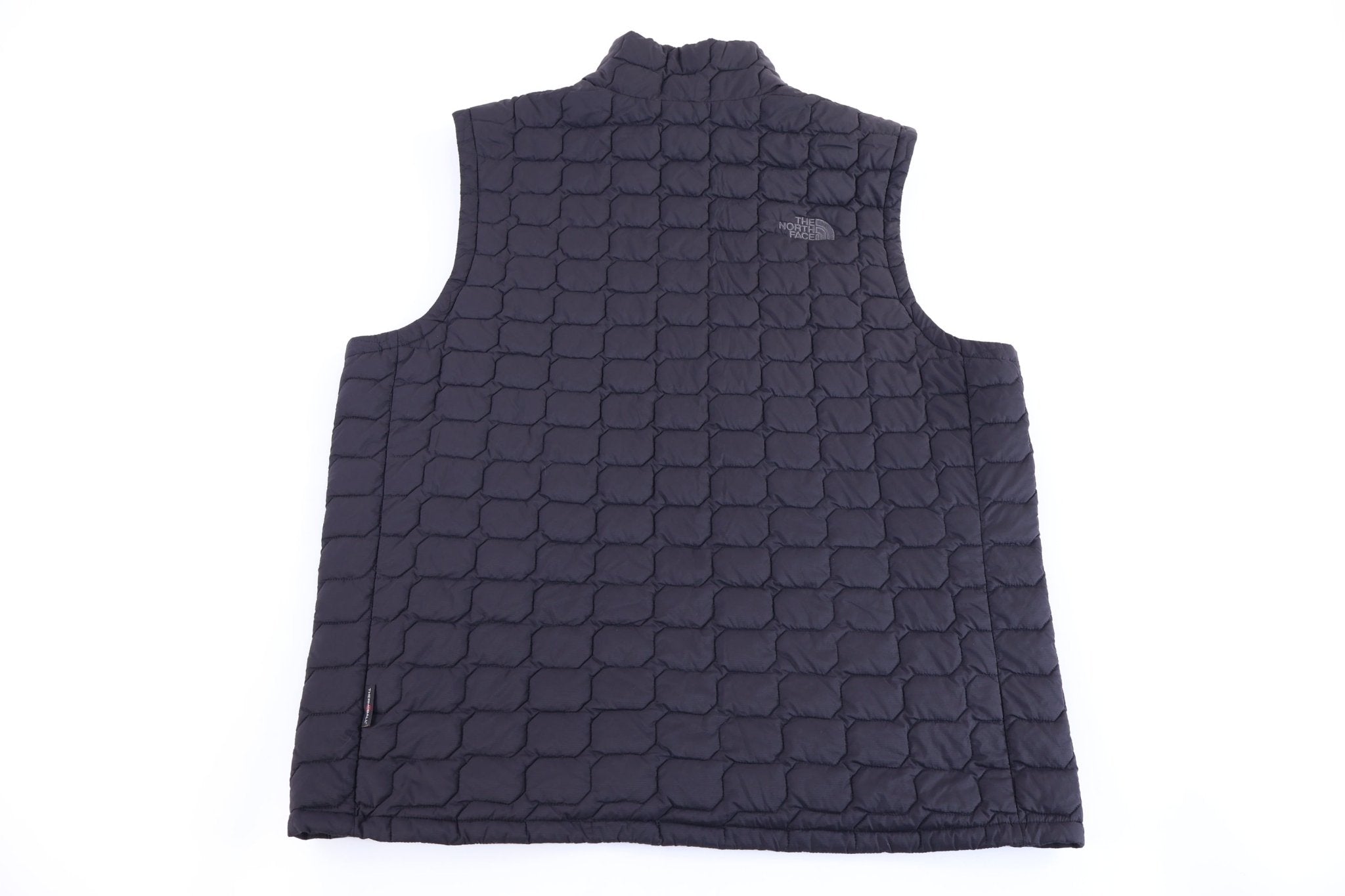 The North Face Embroidered Logo Black Full Zip Vest - Vest - Thrifted Threads