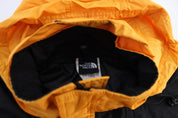 The North Face Embroidered Logo Black & Yellow Zip Up Jacket - ThriftedThreads.com
