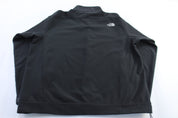 The North Face Embroidered Logo Black Zip Up Jacket - ThriftedThreads.com