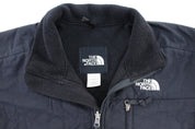 The North Face Embroidered Logo Black Zip Up Jacket - ThriftedThreads.com