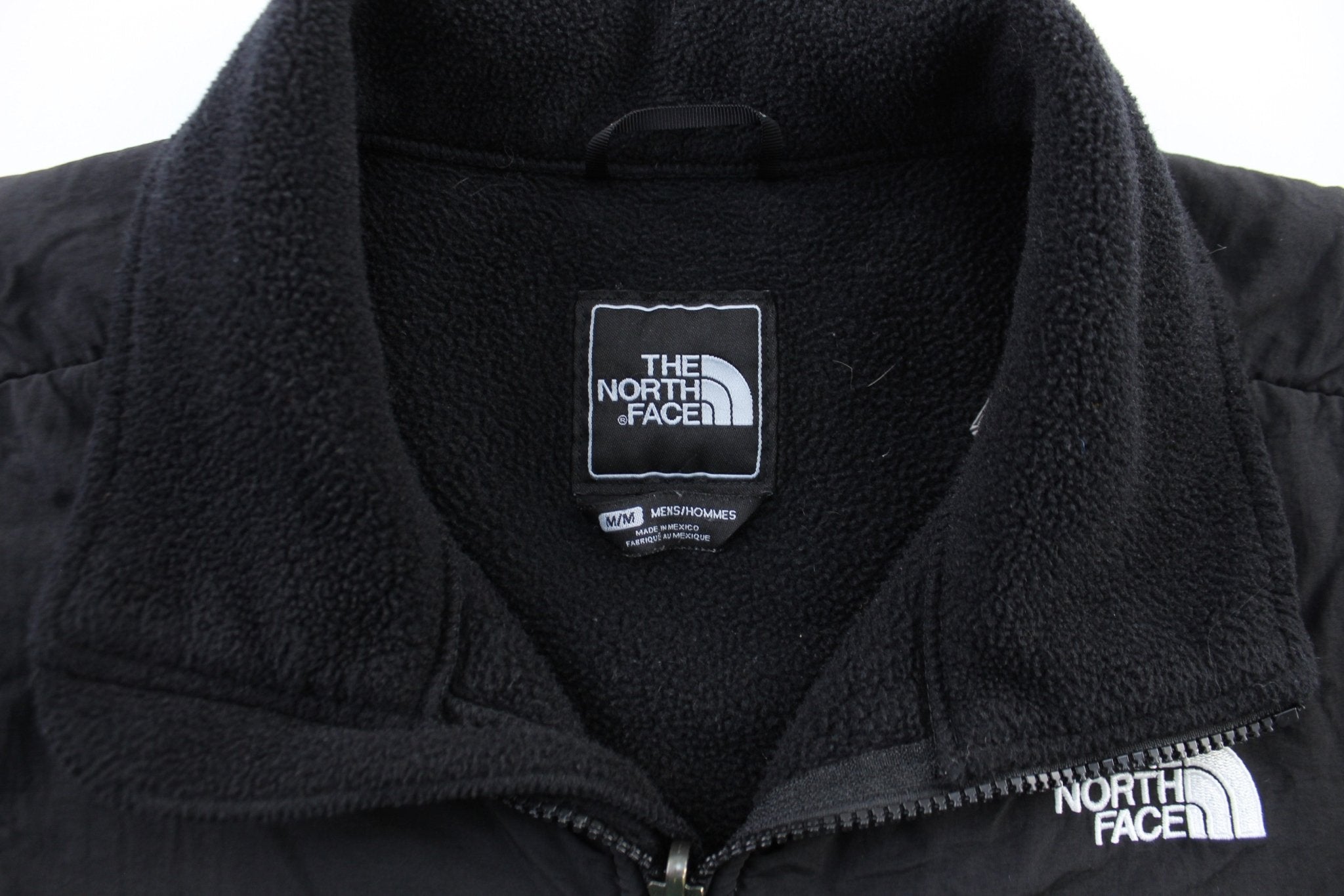 The North Face Embroidered Logo Black Zip Up Jacket - ThriftedThreads.com