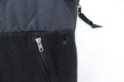The North Face Embroidered Logo Black Zip Up Jacket - ThriftedThreads.com