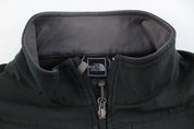 The North Face Embroidered Logo Black Zip Up Jacket - ThriftedThreads.com