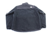 The North Face Embroidered Logo Black Zip Up Jacket - ThriftedThreads.com