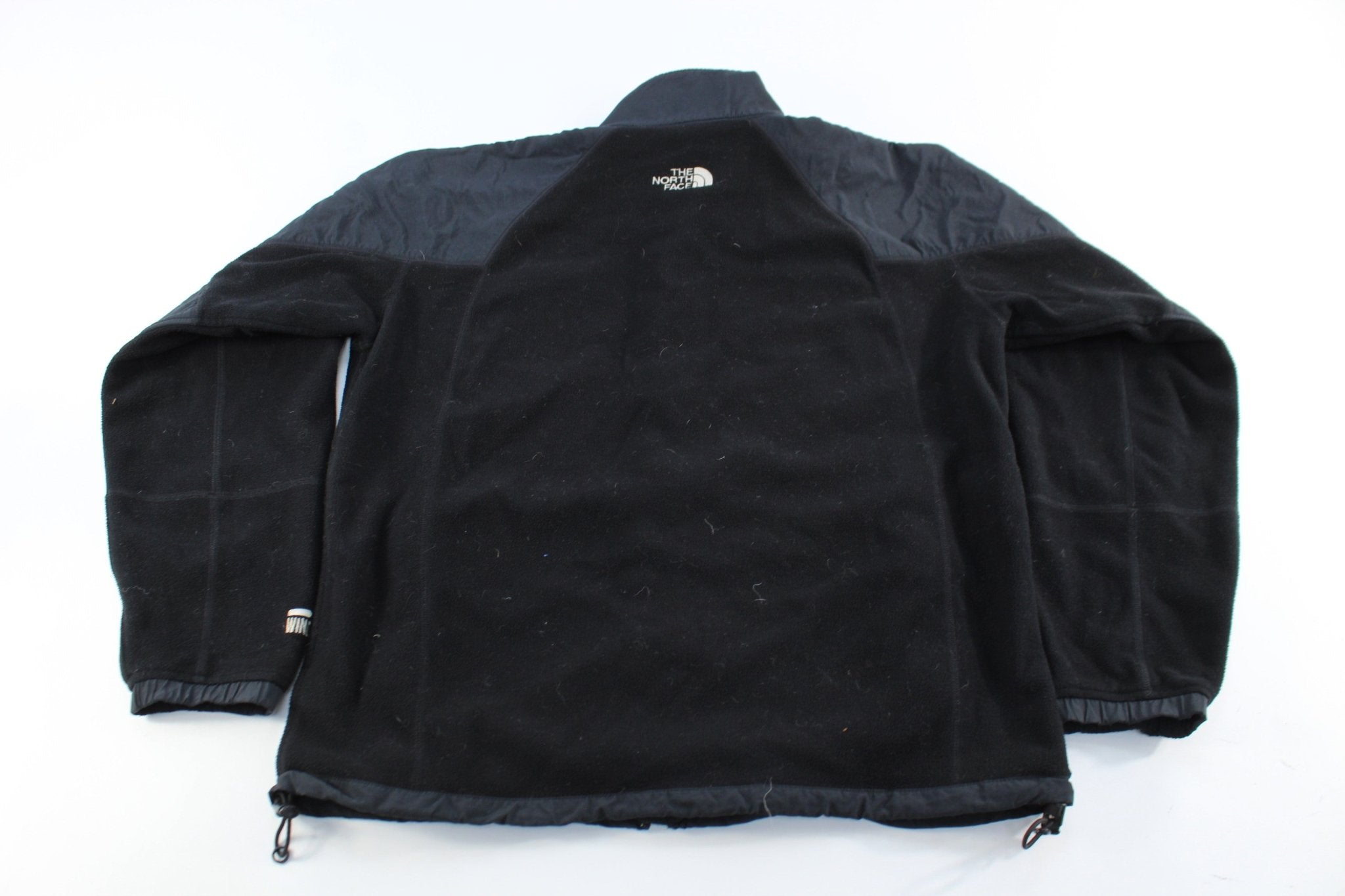 The North Face Embroidered Logo Black Zip Up Jacket - ThriftedThreads.com