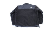 The North Face Embroidered Logo Black Zip Up Jacket - ThriftedThreads.com