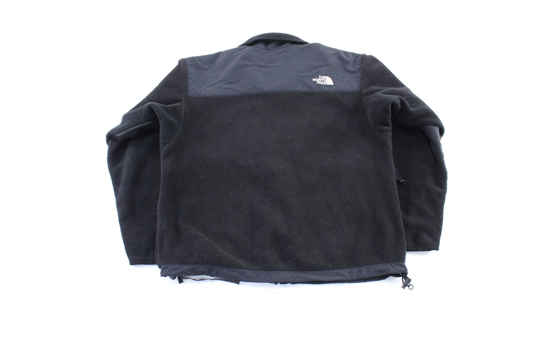 The North Face Embroidered Logo Black Zip Up Jacket - ThriftedThreads.com