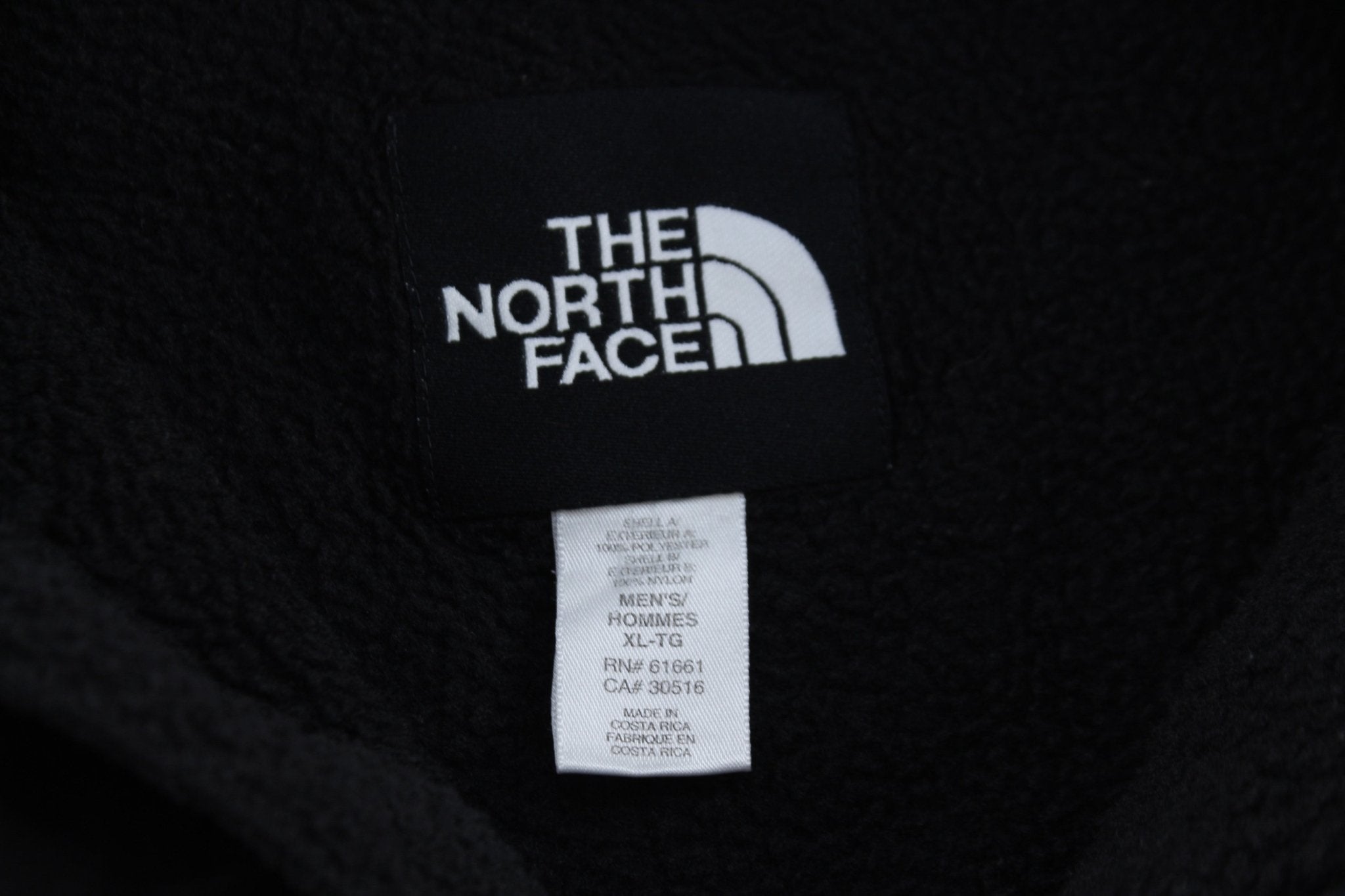 The North Face Embroidered Logo Black Zip Up Vest - ThriftedThreads.com