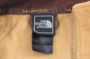 The North Face Embroidered Logo Brown Fleece Zip Up Jacket - ThriftedThreads.com