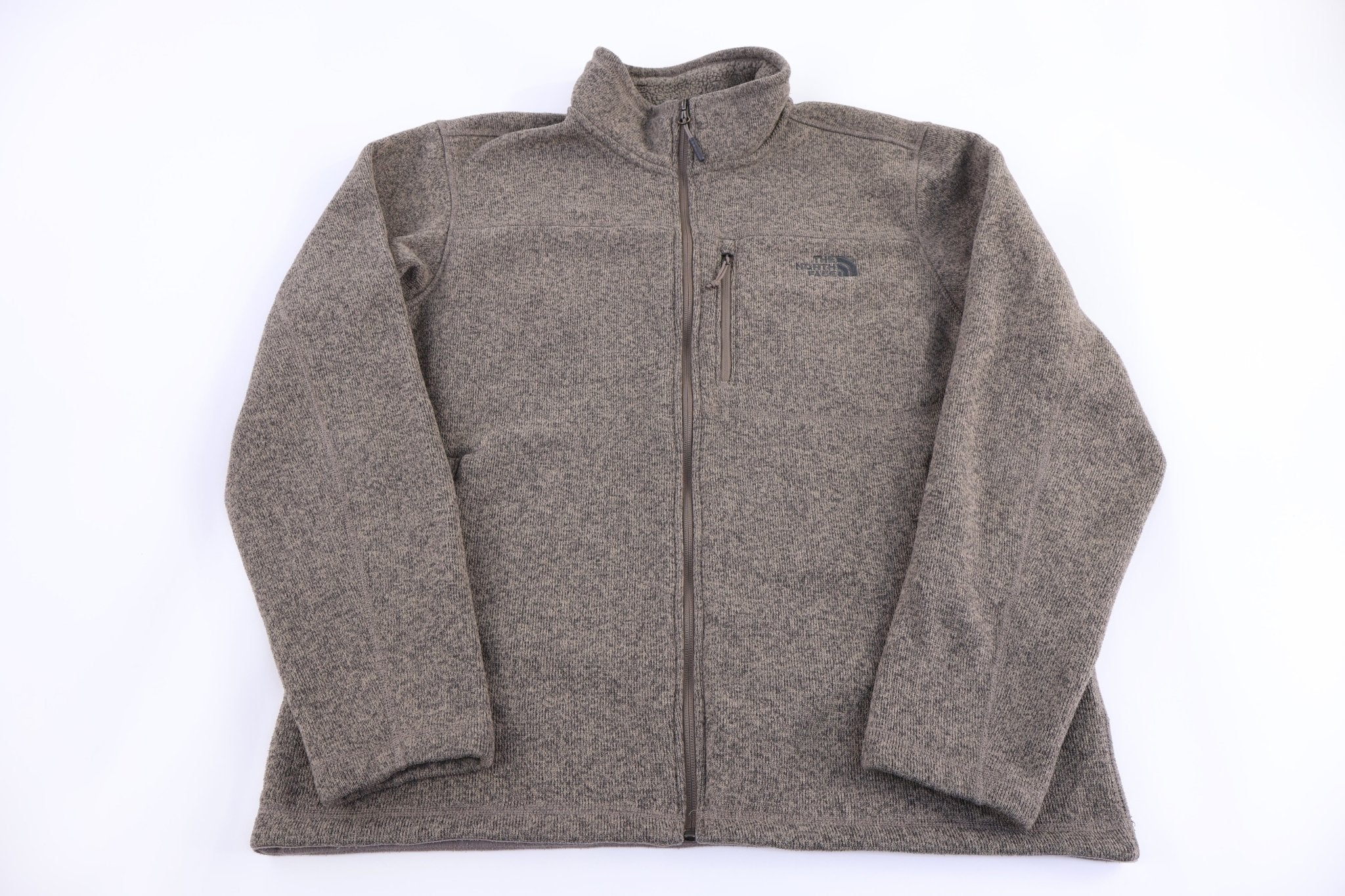 The North Face Embroidered Logo Full Zip Jacket - Jacket - Thrifted Threads