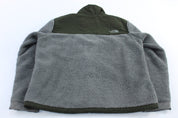 The North Face Embroidered Logo Green Sherpa Jacket - ThriftedThreads.com