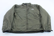 The North Face Embroidered Logo Green Zip Up Jacket - ThriftedThreads.com