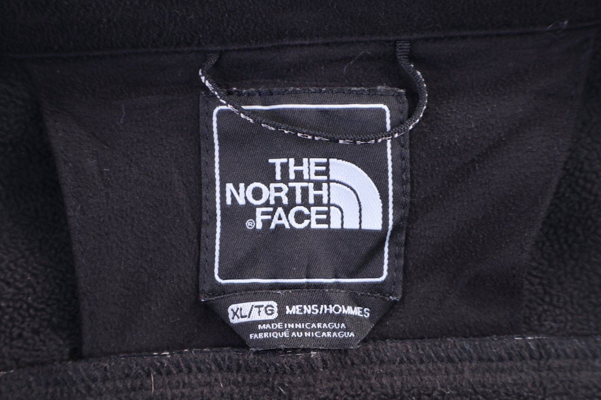 The North Face Embroidered Logo Grey & Black Full Zip Jacket - jacket - Thrifted Threads