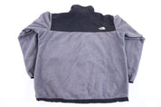 The North Face Embroidered Logo Grey & Black Full Zip Jacket - Jacket - Thrifted Threads