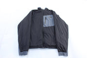 The North Face Embroidered Logo Grey & Black Zip Up Jacket - Jacket - Thrifted Threads