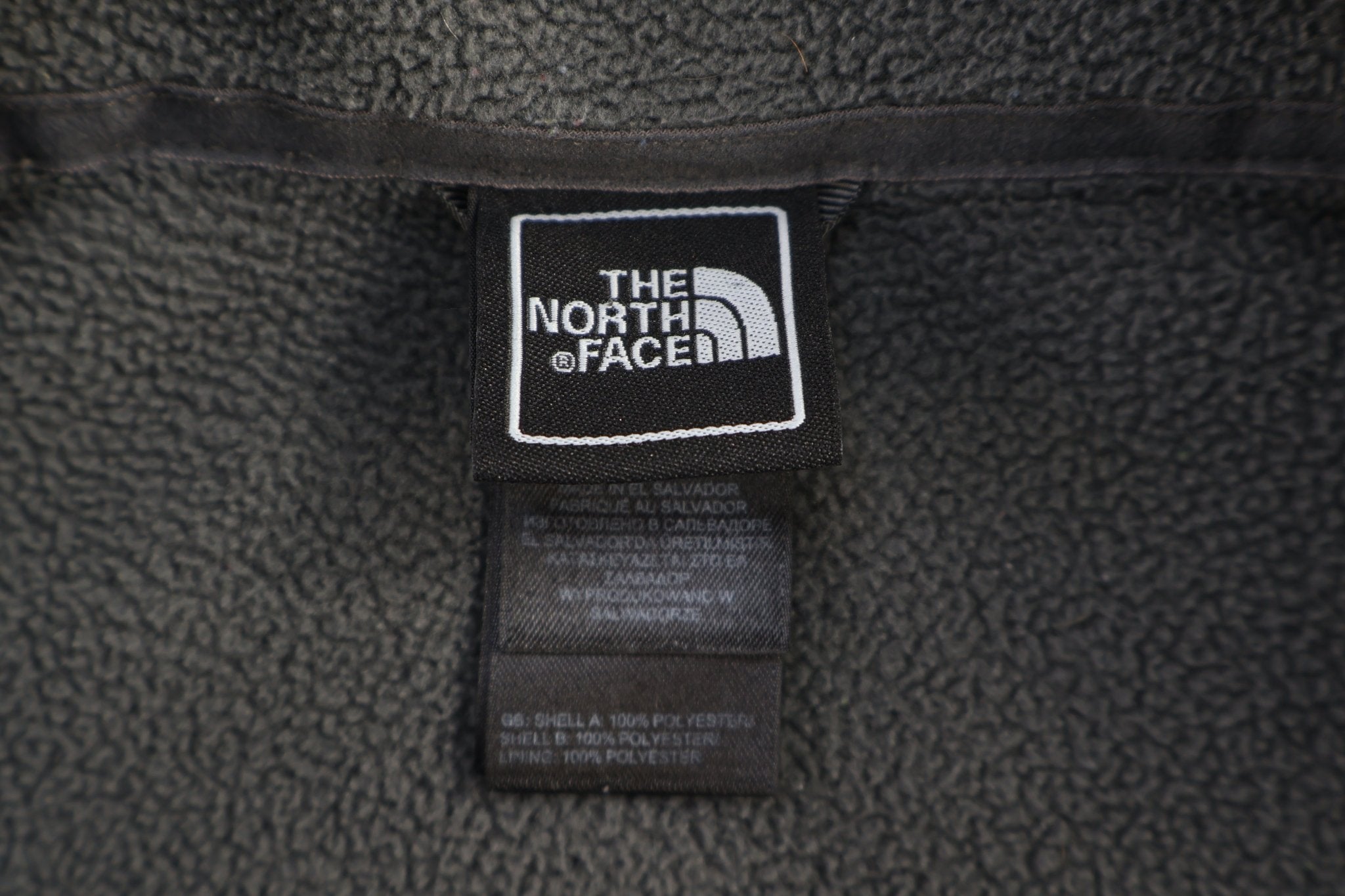 The North Face Embroidered Logo Grey & Blue Full Zip Jacket - Jacket - Thrifted Threads