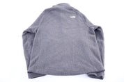 The North Face Embroidered Logo Grey Full Zip Jacket - Jacket - Thrifted Threads