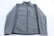 The North Face Embroidered Logo Grey Full Zip Jacket - Jacket - Thrifted Threads