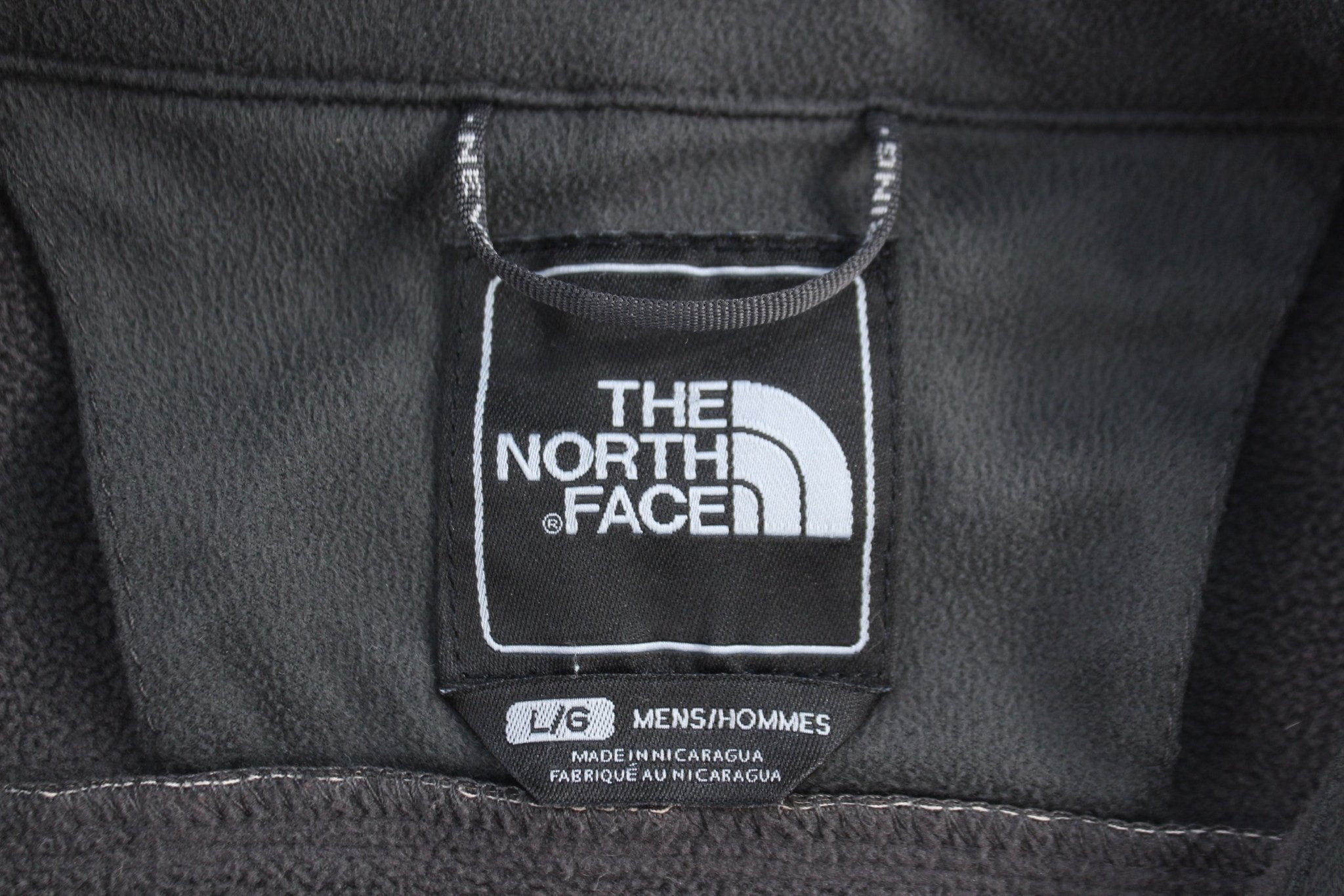 The North Face Embroidered Logo Grey Full Zip Jacket - Jacket - Thrifted Threads