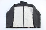 The North Face Embroidered Logo Grey Full Zip Jacket - Jacket - Thrifted Threads