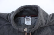 The North Face Embroidered Logo Grey Pullover Jacket - ThriftedThreads.com