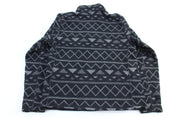 The North Face Embroidered Logo Multipatterned Quarter Zip Sweater - Sweater - Thrifted Threads