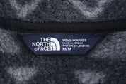 The North Face Embroidered Logo Multipatterned Quarter Zip Sweater - Sweater - Thrifted Threads