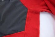 The North Face Embroidered Logo Red & Grey Flash Dry Pullover - ThriftedThreads.com