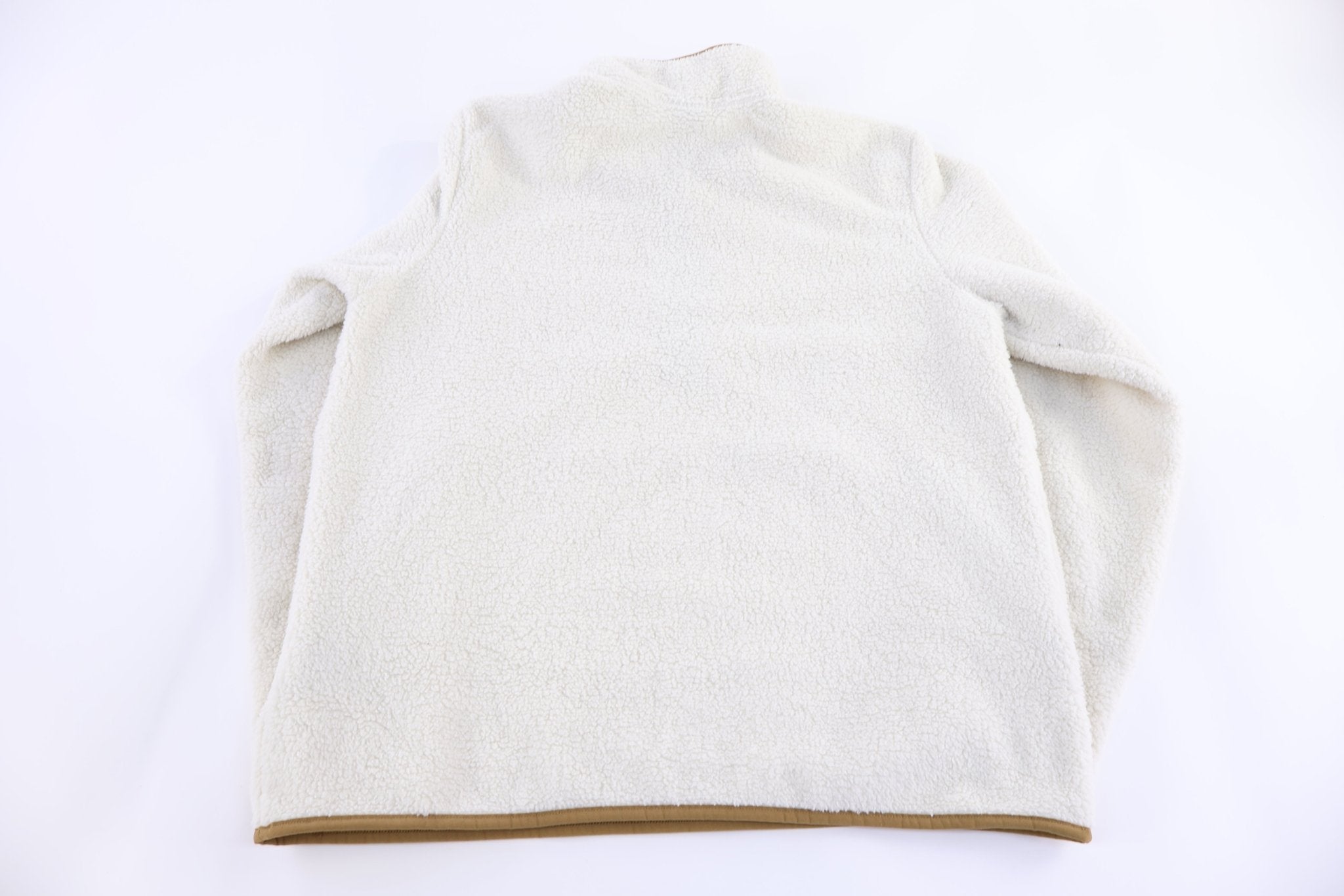 The North Face Embroidered Logo Tan Pullover Sweater - Sweater - Thrifted Threads