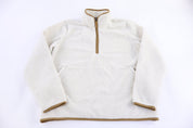 The North Face Embroidered Logo Tan Pullover Sweater - Sweater - Thrifted Threads