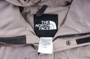 The North Face Embroidered Logo Taupe & Grey Zip Up Jacket - ThriftedThreads.com