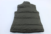 The North Face Logo Patch Green Puffer Vest - ThriftedThreads.com