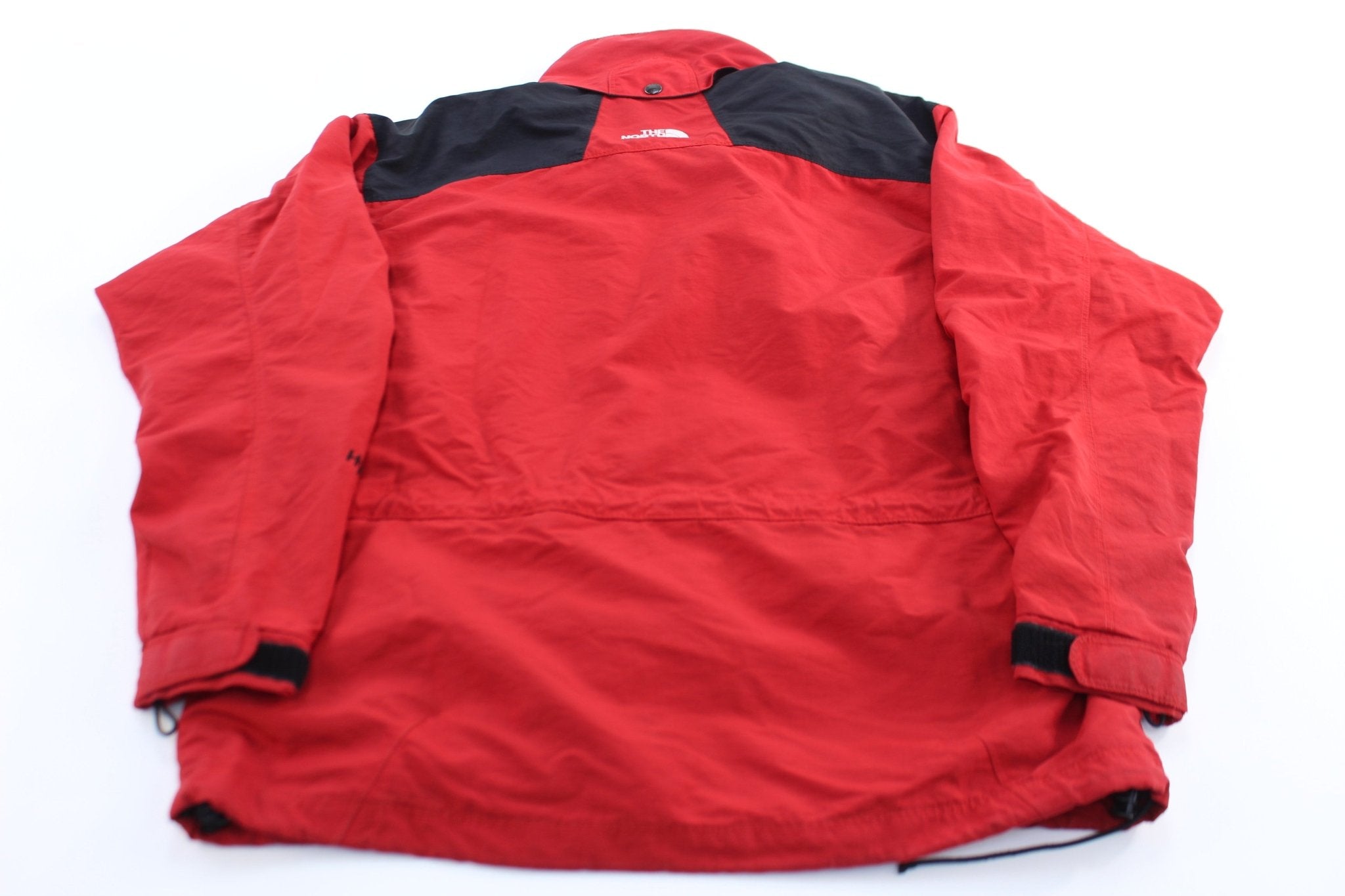 The North Face Red & Black HyVent Zip Up Jacket - ThriftedThreads.com