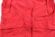 The North Face Red & Black HyVent Zip Up Jacket - ThriftedThreads.com