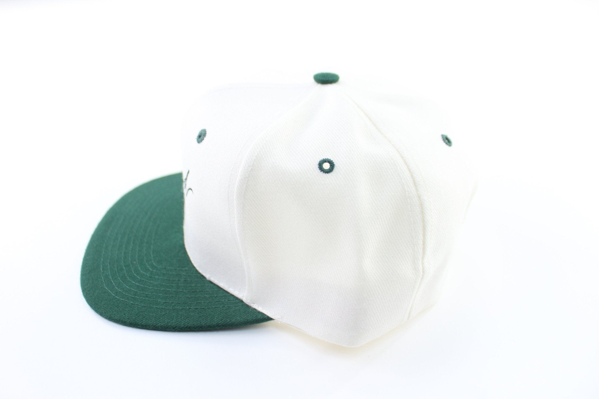 Thrifted Threads Green & White Trucker Hat - ThriftedThreads.com